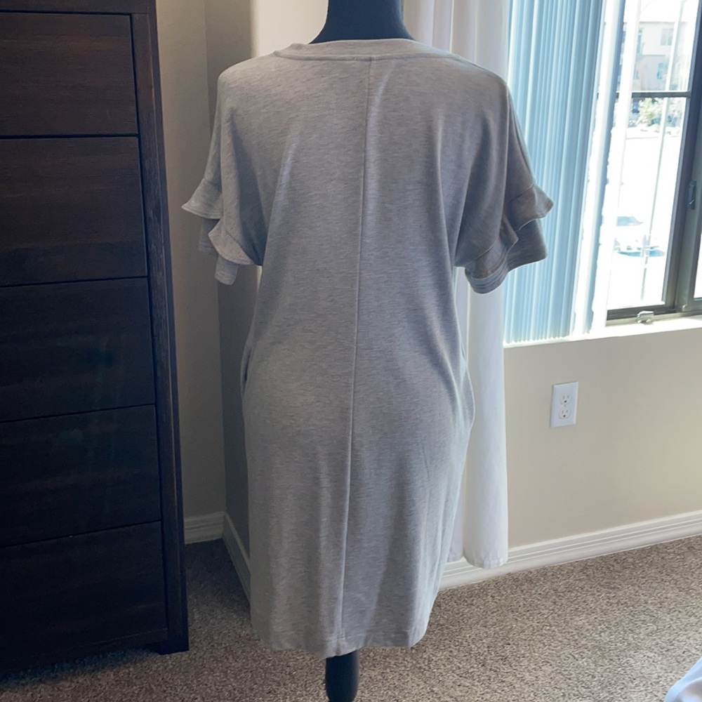 Short Ruffle Sleeve Dress - Picture 2 of 5
